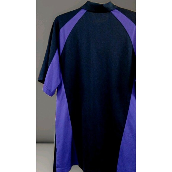 Stan Herman Utility Work Shirt Purple Black Polo Men’s L Courier Style Tech Wear - Picture 5 of 8